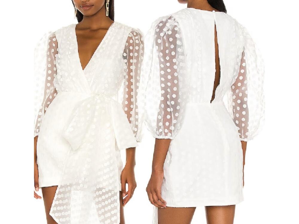 Lovers and Friends Alize Mini Dress White Medium